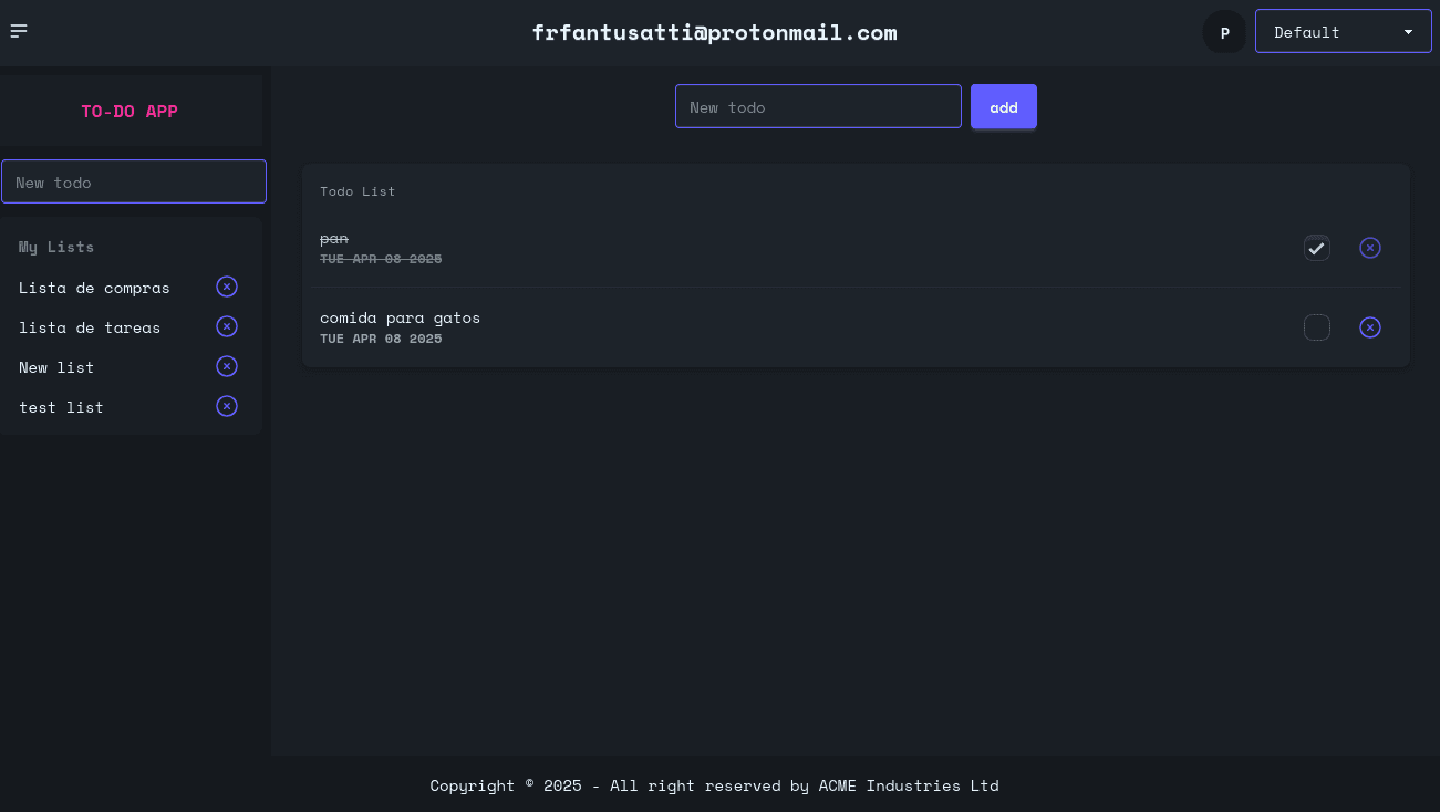 Product screenshot